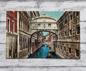 AK Venezia Venedig Seufzerbrücke Ponte Sospiri Architektur Postkarte Vintage - Picture 1 of 2