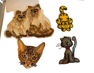 Elección de Plancha Gatito Gato en Parches,Vintage Años 80 - Imagen 1 de 5