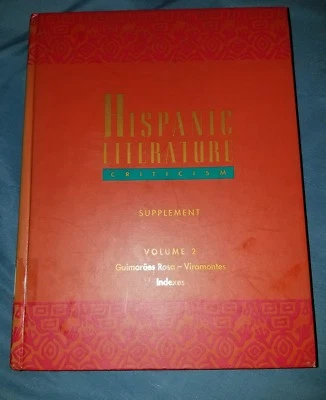 Hispanic Literature Criticism Supplement Volume 2 (Ex-Library) Hardcover  - Image 1 of 4