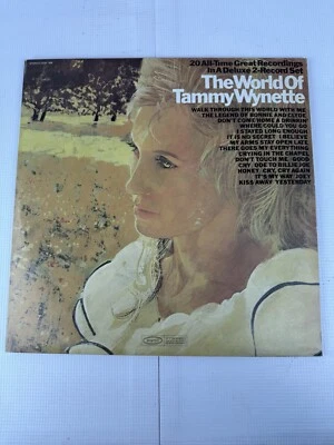The World Of Tammy Wynette, 2 x Record Set, Vinyl LP, VG Foto 1 de 4