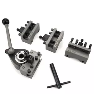 Size Aa Quick Change Tool Post Holder for Mini Lathe Multifix Lathe Tool Post - Picture 1 of 9