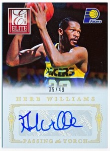 2013-14 Elite Herb Williams & Roy Hibbert Passing The Torch Dual Auto #2 (35/49)