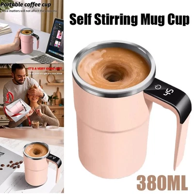 Automatic Magnetic Electric Self Stirring Mug Cup Mixing Coffee Tea Mixed Drink