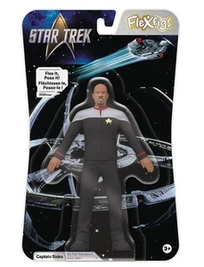 FleXfigs Star Trek DS9 Captain Benjamin Sisko bendable toy figure NJ Croce 50323 - Picture 1 of 3