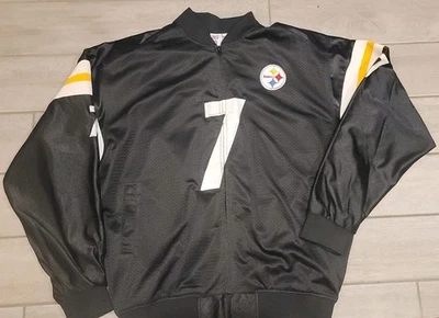 Jaqueta Jersey Masculina NFL Pittsburgh Steelers Tamanho XL Ben Roethlisberger #7, Nova Com Etiqueta - Imagem 1 de 4