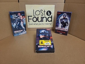 Robocop 1 2 3 Lot (VHS, 1987-90-94) Original Orion Trilogy *SEE PICS - Imagen 1 de 13