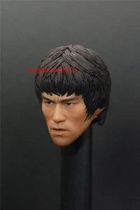 NUEVO 1/6 Escala Juego de la Muerte Bruce Lee Cabeza Esculpida para Figura de Acción Masculina 12"" - Imagen 1 de 5