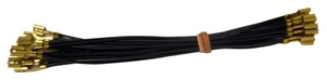 Black ground wire, 30 quick .187 quick connectors for Arcade Buttons & Joysticks - Picture 1 of 1
