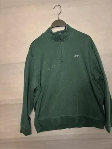 Vineyard Vines 1/4 Zip Pullover Sweater Grün Herren mehrere Flecken - Bild 1 von 6