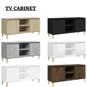 Modern TV Cabinet TV Stand Media Unit Cabinet Sideboard Engineered Wood Vidaxl - Picture 1 of 43