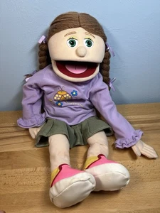 25" Amy Peach Girl Full-Body Ventriloquist Style Puppet Dummy Puppeteer Plush - Picture 1 of 8