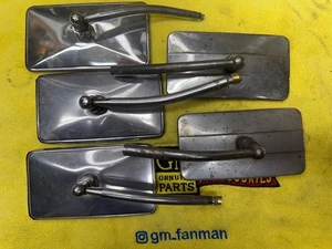 Lot Of 5 Vintage Used rectangle Side View Mirrors - Picture 1 of 2