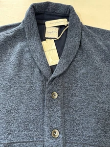 Tommy Bahama Granite Bay Schal Strickjacke Taschen Pullover Herren XL neu mit Etikett $ 148 - Bild 1 von 8