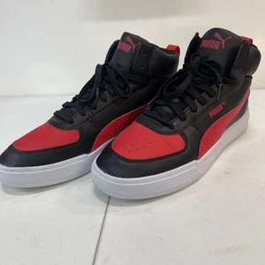 PUMA Men's Black Red Shoe  style 385843 07 Soft-Foam+ Size 11 Burly Worn. - Picture 1 of 10