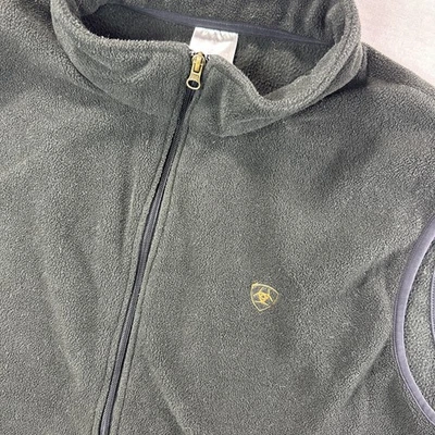 Chaleco Ariat Para Hombres 2XL Vellón Cremallera Completa Sin Mangas Western Caballo Vaquero Ecuestre Foto 1 de 4