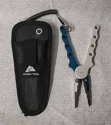 Ozark Trail 7" Stainless Steel Fishing Pliers W/ Sheath – Durable, Outdoor Gear - Image 1 of 4
