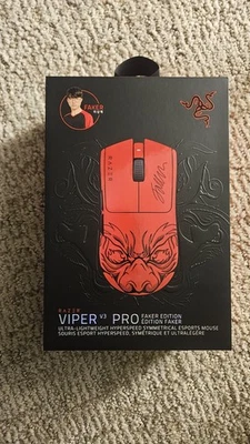 Razer Viper V3 Pro Faker Edition Ultra-lightweight Wireless Gaming Mouse - NEW - Image 1 of 3
