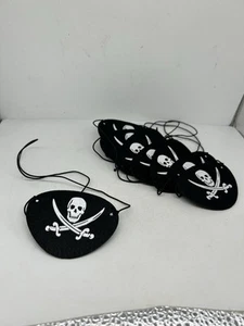 Lot 8 Halloween Cosplay Pirate Eye Patches Captain Theme Party Decoration Gift - Picture 1 of 6