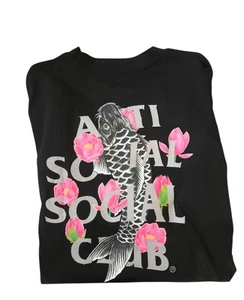NEW Anti Social Social Club Ornamental 3M Tee Black Size XL - Picture 1 of 3
