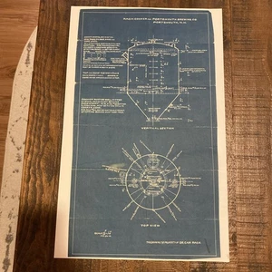 Vintage Original Portsmouth Brewing Co NH Bauplan Carl Rach Kocher Bier 1900er - Bild 1 von 17