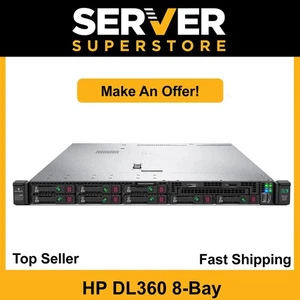 HP Proliant DL360G10 Server 2x Gold 6140=32 Cores | 128GB | P408i | 2x 240GB SSD - Picture 1 of 9