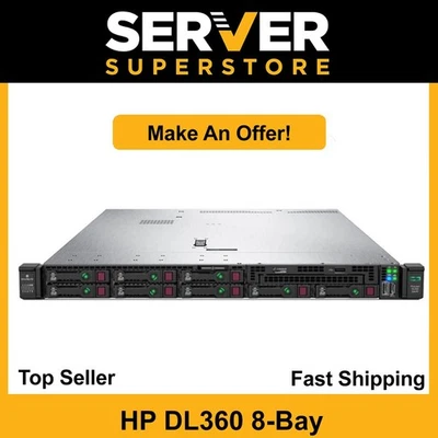 HP Proliant DL360G10 Server 2x Gold 6140=32 Cores | 128GB | P408i | 2x 240GB SSD - Image 1 of 4