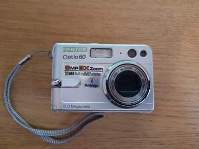 Pentax Optio 60 Camera Boxed Digital Camera Rare - See Description - Image 1 of 4
