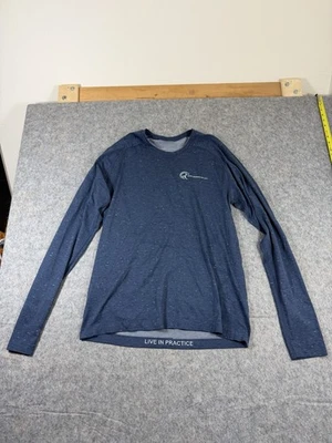 Lululemon Shirt Mens M/L Heather Blue Long Sleeve Athletic Gym Workout - Image 1 of 4