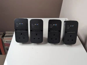 BT Broadband Extender Flex 500 Passthrough Powerline Adapters x4 - Photo 1/11