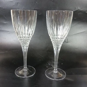 Cristal D'Arques Diamant Megever Shape Wine Goblets 9" Lot of 2 - Picture 1 of 4