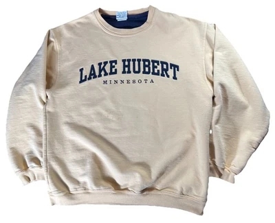 Sudadera De Colección Camp David Lake Hubert Minnesota Años 00 Pullover Talla M Bordada Foto 1 de 4