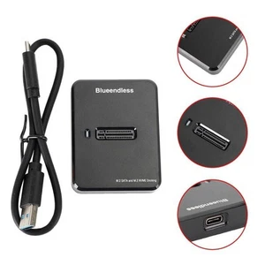 Dual Protocol SATA/NVME M.2 SSD Case USB 3.1 Gehäuse-Adapter Docking Station AH - Bild 1 von 1