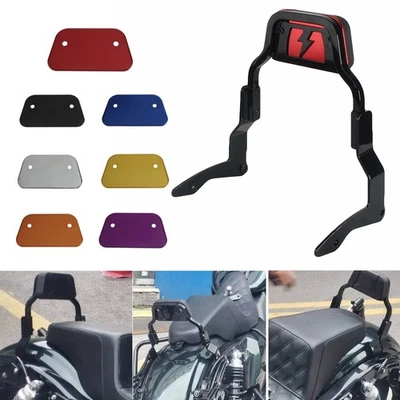 Respaldo de pasajero desmontable para motocicleta Sissy Bar para Harley Road King 14-24 Foto 1 de 4