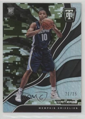 2017-18 Panini Totally Certified Rookies Camo /25 Ivan Rabb #145 Rookie RC - Image 1 of 2