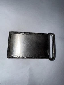 ANSON Belt Buckle Man Sterling Art Deco Antique Not Monogramed 80 Years Old 21gr - Picture 1 of 9