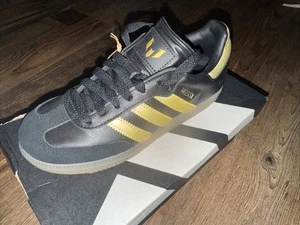 Adidas Samba Messi J Big Kinderschuhe schwarz/gold/gummi jr6349 - Bild 1 von 5