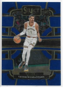 2023-24 Panini Select Basketball Victor Wembanyama RC Concourse Blue #87 - Bild 1 von 2