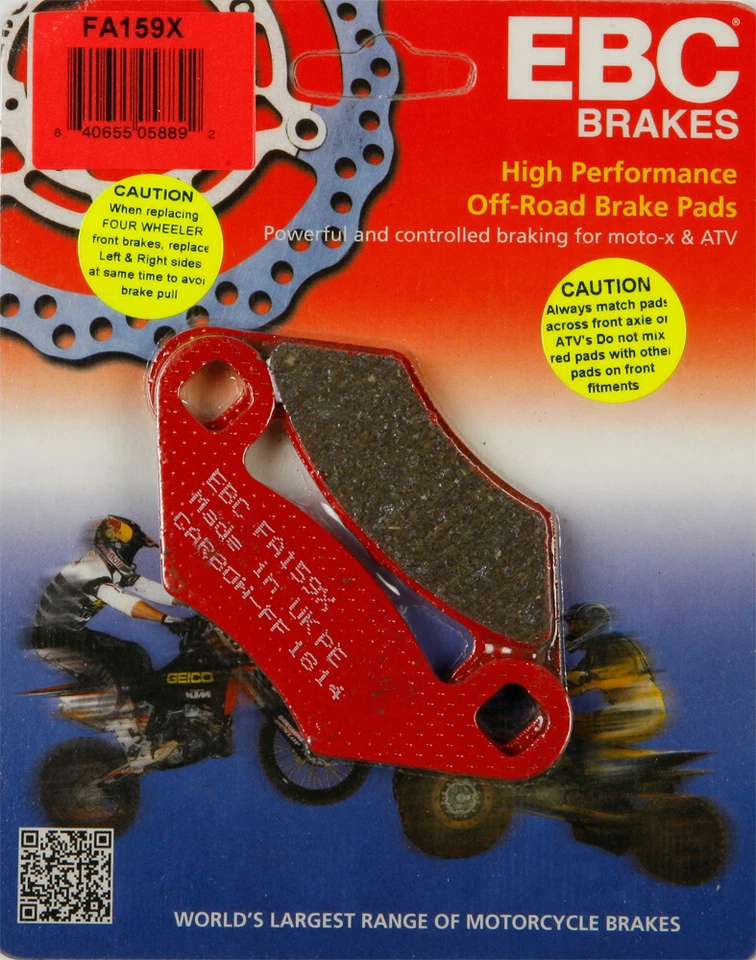 EBC 1996-2001 Xplorer 300 4X4 Polaris BRAKE PADS FA159X - Image 1 of 1