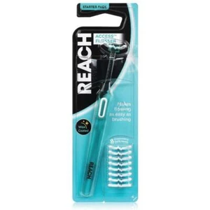 * Reach Access Flosser Starter Pack Clean Paste Dental Floss *Colour Will Vary - Picture 1 of 1