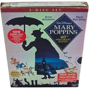 Mary Poppins DVD Walt Disney Edition From 40e Birthday Canada 2004 VF Region A - Picture 1 of 10