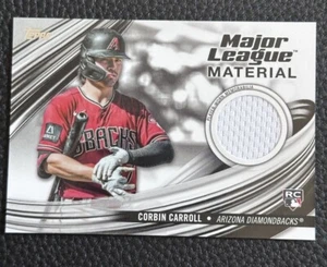 Aggiornamento Topps 2023 - Materiale Major League #MLM-CCA Corbin Carroll (MEM, RC) - Foto 1 di 2