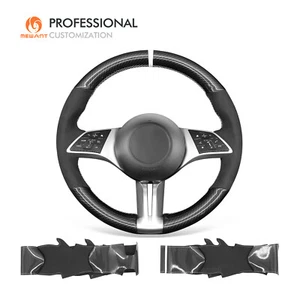 Funda de volante de fibra de carbono PU gamuza MEWANT para Benz Clase B W247 W206 V295 - Imagen 1 de 9
