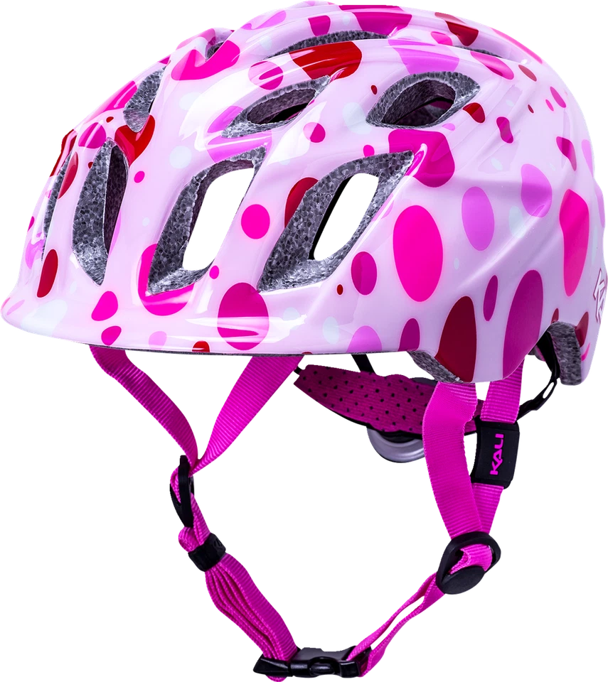 Kali Protectives 0221022124 Chakra Lighted Confetti Youth Helmet (X-Small Pink)