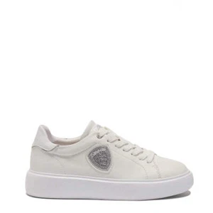 NEW Blauer - Venus 01 White Sneakers - S5VENUS01/LEA - WHITE AUTHENTIC NWT - Picture 1 of 12
