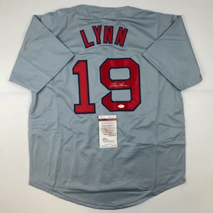 Autographed/Signed Fred Lynn Boston Grey Baseball Jersey JSA COA - Picture 1 of 4