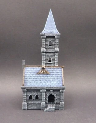 Medieval Church 6mm Painted Wargaming Scenery Terrain Historical and Fantasy - Image 1 of 4