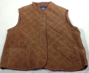 Chaleco a presión completo manga marrón St1376 Bushwacker para mujer 1X - Imagen 1 de 8