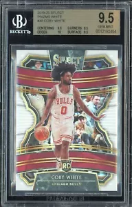 【PANINI SELECT 2019 20】 COBY WHITE - CONCOURSE WHITE PRIZM /149 - BGS 9.5 💎 - Imagen 1 de 2
