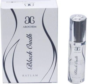 NEW AROCHEM BLACK OUDH PARFUM ROLL-ON MINI PACK FOR MEN WITH FREE SHIPPING- 6 ML - Picture 1 of 1