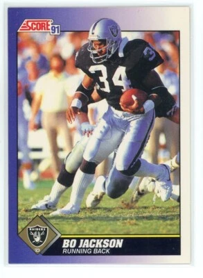 BO JACKSON 1991 Score #100 Los Angeles Raiders - Image 1 of 3